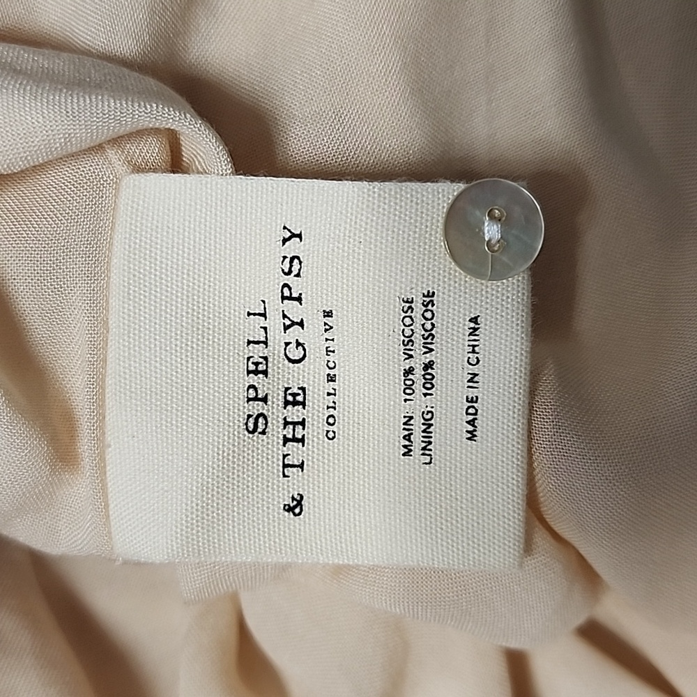 ✨️ Spell & The Gypsy Portobello Road Strappy Mini Dress NWT ✨️ - Picture 14 of 15